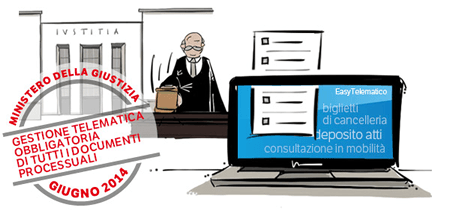 Ministero della Giustizia - Gestione Telematica OBBLIGATORIA di tutti i documenti processuali - GIUGNO 2014